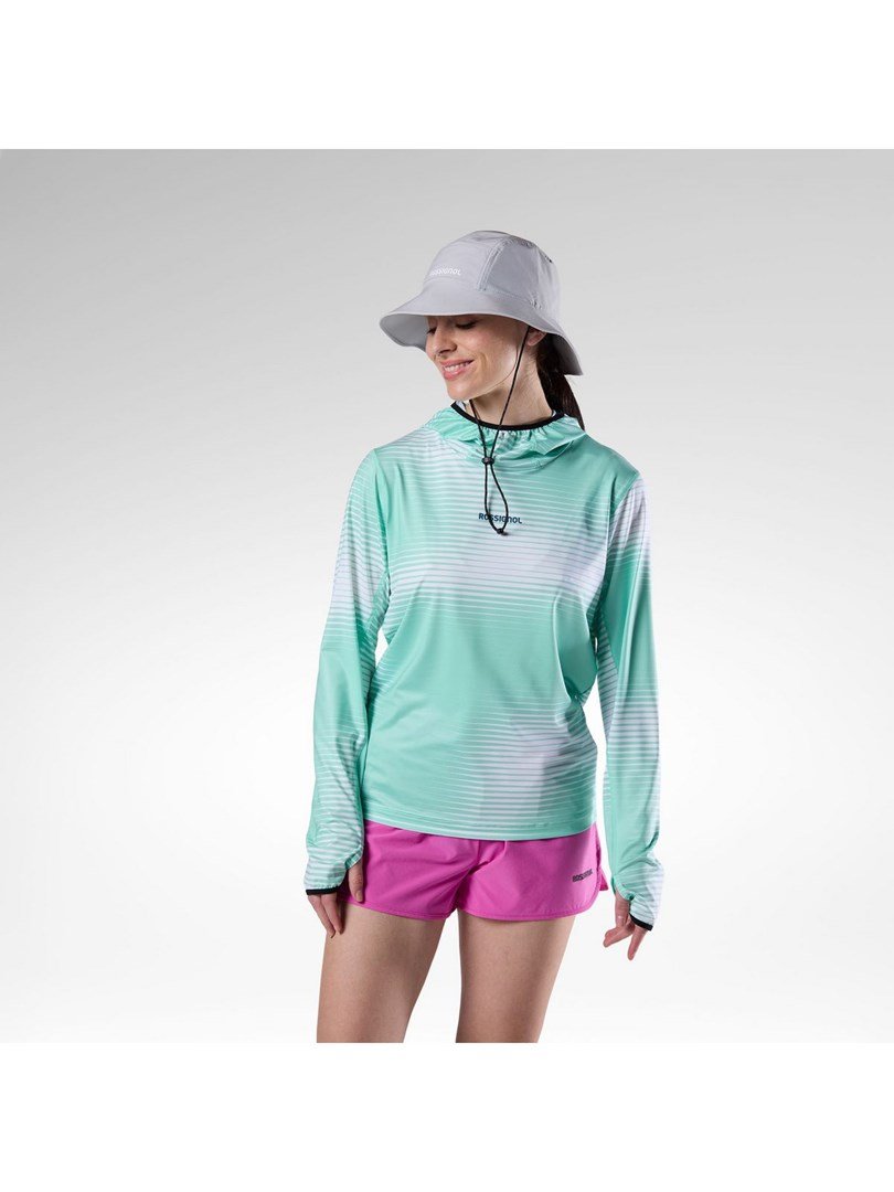 Bluza damska ROSSIGNOL W Westweg Sun Hoodie zielona - L #1