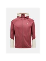 Bluza m�ska PEAK PERFORMANCE M Rider Essentials Midlayer Zip Hood kolor czerwony - L #1