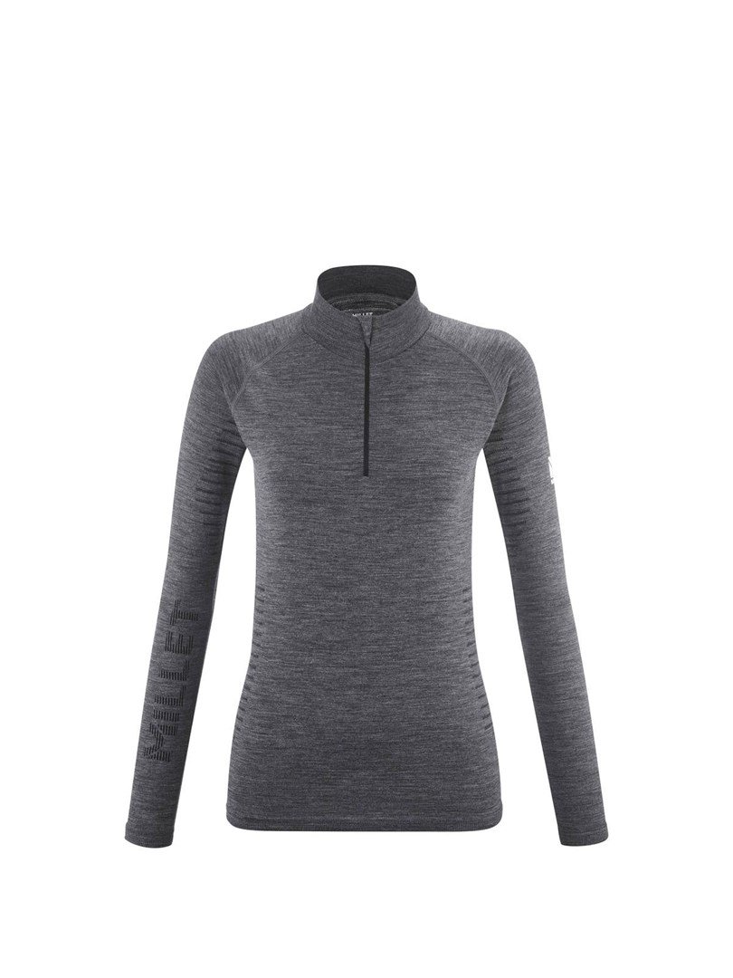 Bielizna MILLET W Drynamic Warm 44958 Zip grafitowy - L/XL #1