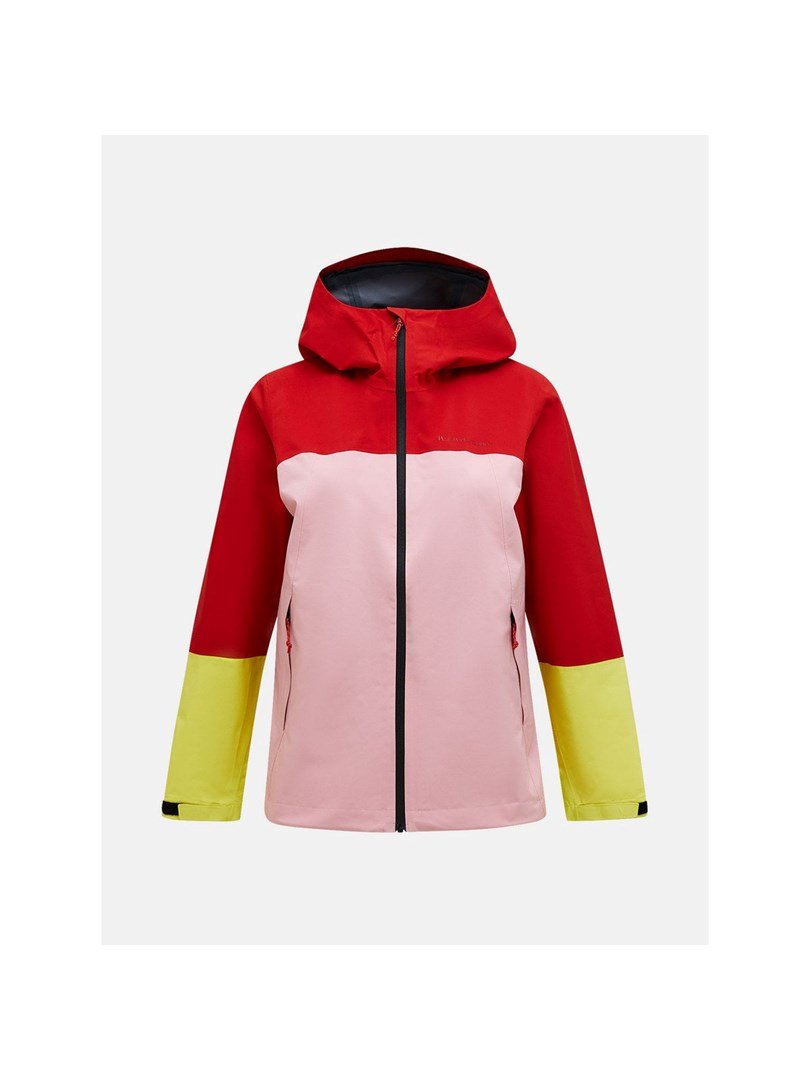 Kurtka damska PEAK PERFORMANCE W Trail Hipe 2.5L Shell Jacket kolor czerwony - M #1