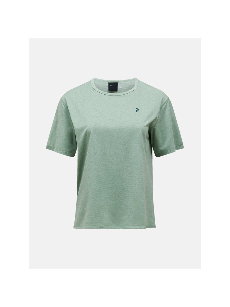 Koszulka damska PEAK PERFORMANCE W Trail Shortsleeve kolor zielony - S #1
