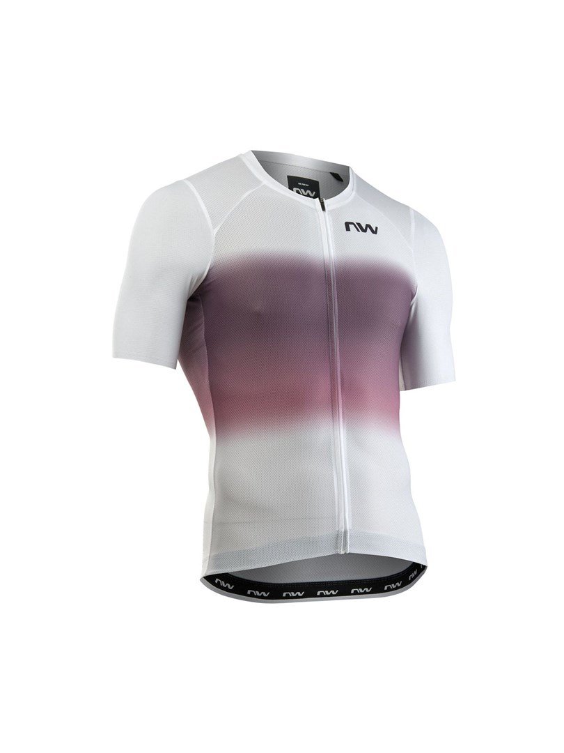 Koszulka rowerowa NORTHWAVE Blade Air Jersey S/s biaĹ‚o rĂłĹĽowa - L #1