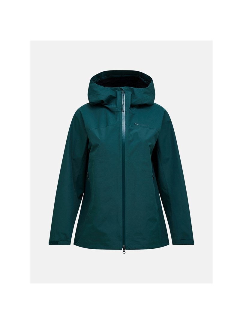 Kurtka damska PEAK PERFORMANCE W Treeline Hipe 2.5L Shell Jacket kolor zielony - L #1