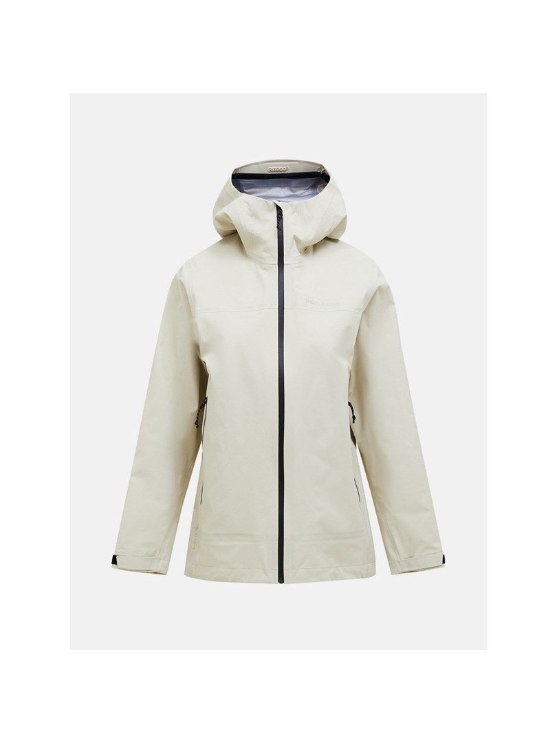 Kurtka damska PEAK PERFORMANCE W Treeline Gore-Tex 3L Shell Jacket kolor beĹĽowy - L #1