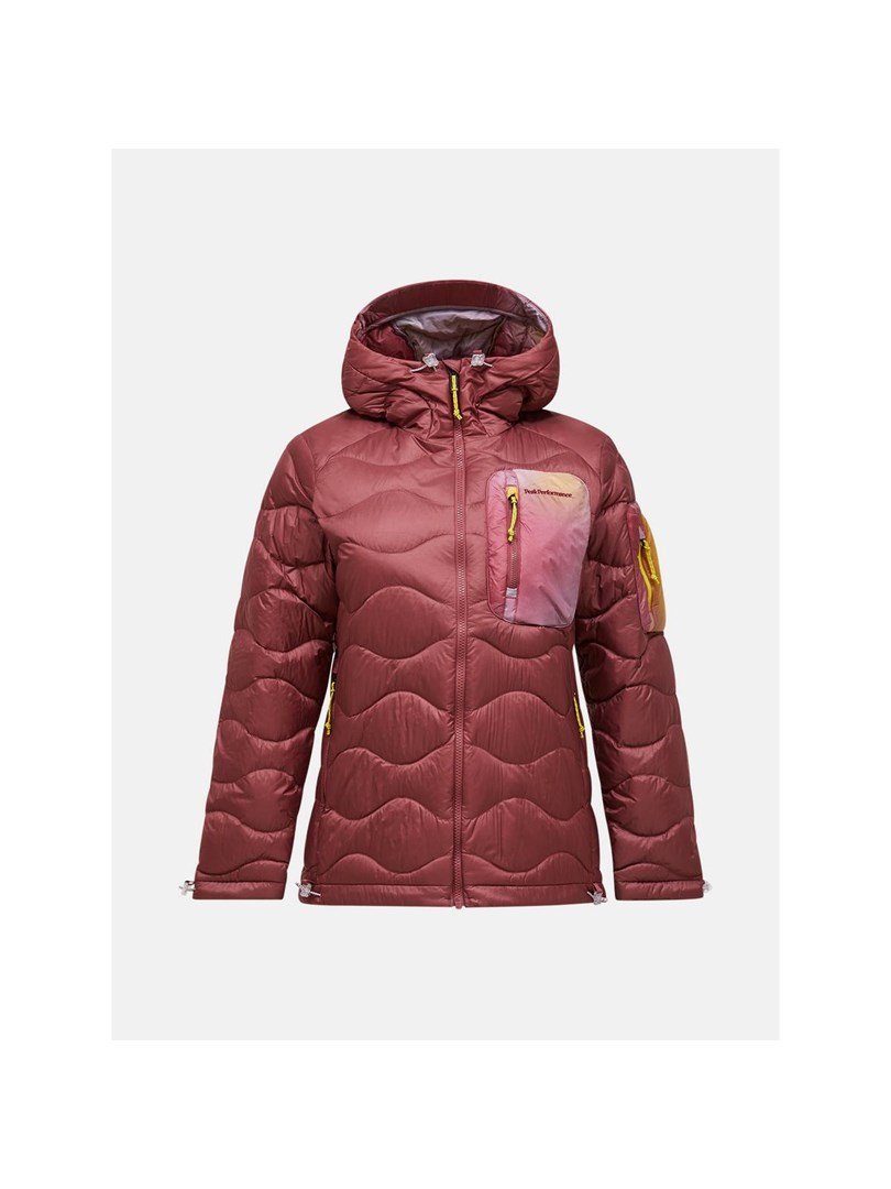 Kurtka damska puchowa PEAK PERFORMANCE W Helium Aop Utility Down Hood kolor multikolor - M #1