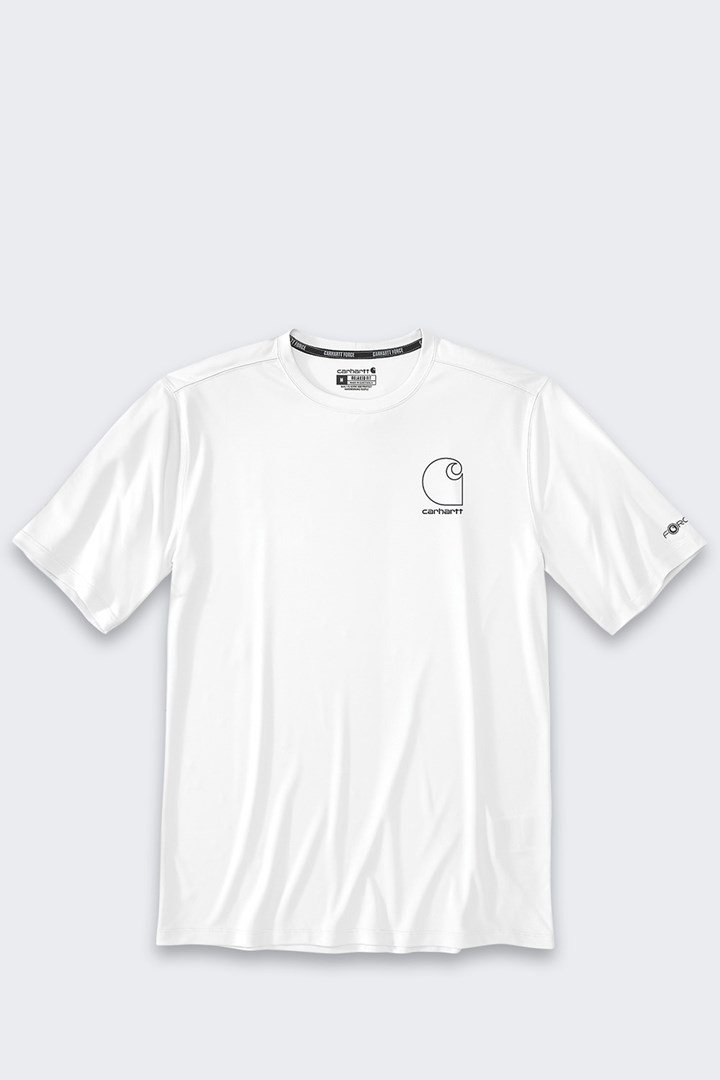 Koszulka Sun Defender Lightweight Logo SS White #1