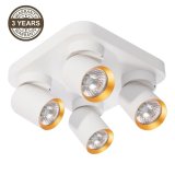 CEILING LIGHT TUNIS 4XGU10 ML9940 W/GOLD #1