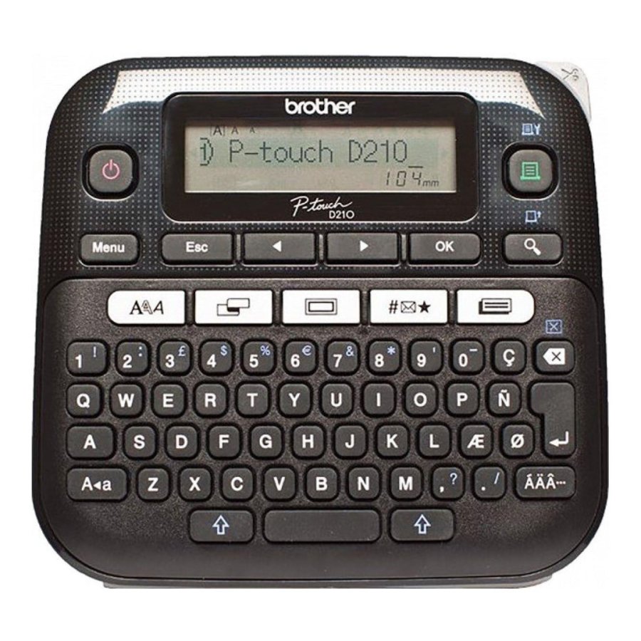 Brother PT-D210VP etiketprinter Termisk overf�rsel 180 x 180 dpi 20 mm/sek. QWERTY #2