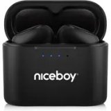 Niceboy HIVE Podsie 4 czarne / Słuchawki bezprzewodowe z mikrofonem / TWS / Bluetooth 5.4 / IP54 / etui ładujące #1
