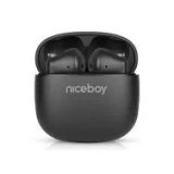 Niceboy Beans 4 POP czarne / Słuchawki bezprzewodowe z mikrofonem / Bluetooth 5.4 / IPX4 / etui ładujące #1