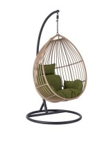 Hanging chair dark brown #1