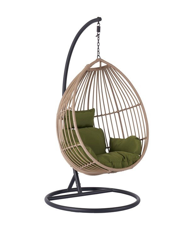 Hanging chair dark brown #1