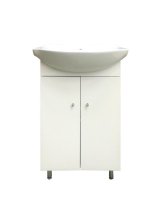 MYKONOS 50 SET WHITE WASHBASIN/CABINET #1