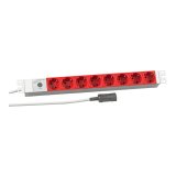 EFB Elektronik 691698K stikd�se 2 m 8 AC stikkontakt(er) R�d, Hvid #2
