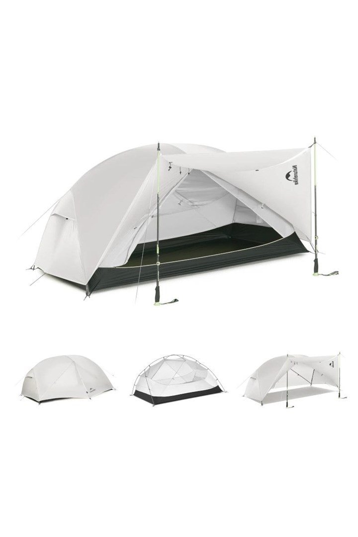 Namiot mongar pro 2 20d cnk2550ws037-light grey NATUREHIKE #1