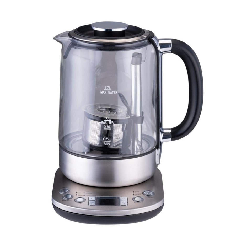 Czajnik z zaparzaczem do herbaty ALPINA 1,7l 2200w Srebrny #1