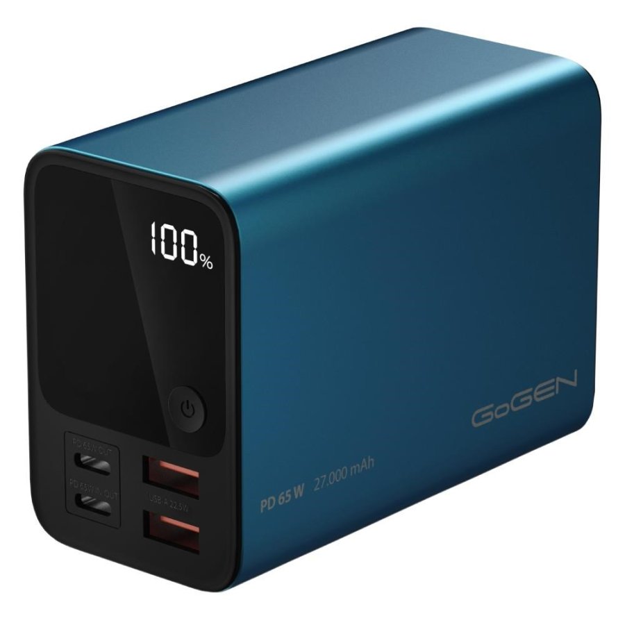 Powerbank GoGen PB270001BL 27000 mAh niebieski #1