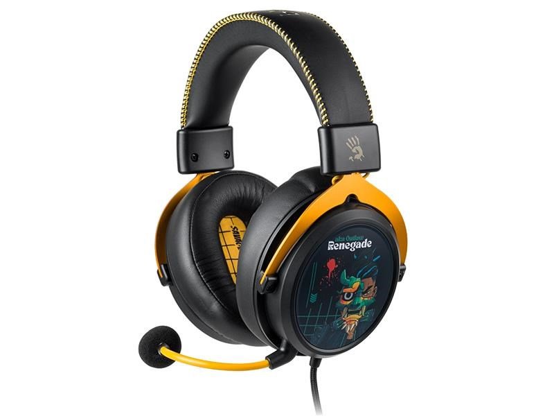 Suchawki z mikrofonem A4Tech BLOODY MR595 Renegade Midnight #1