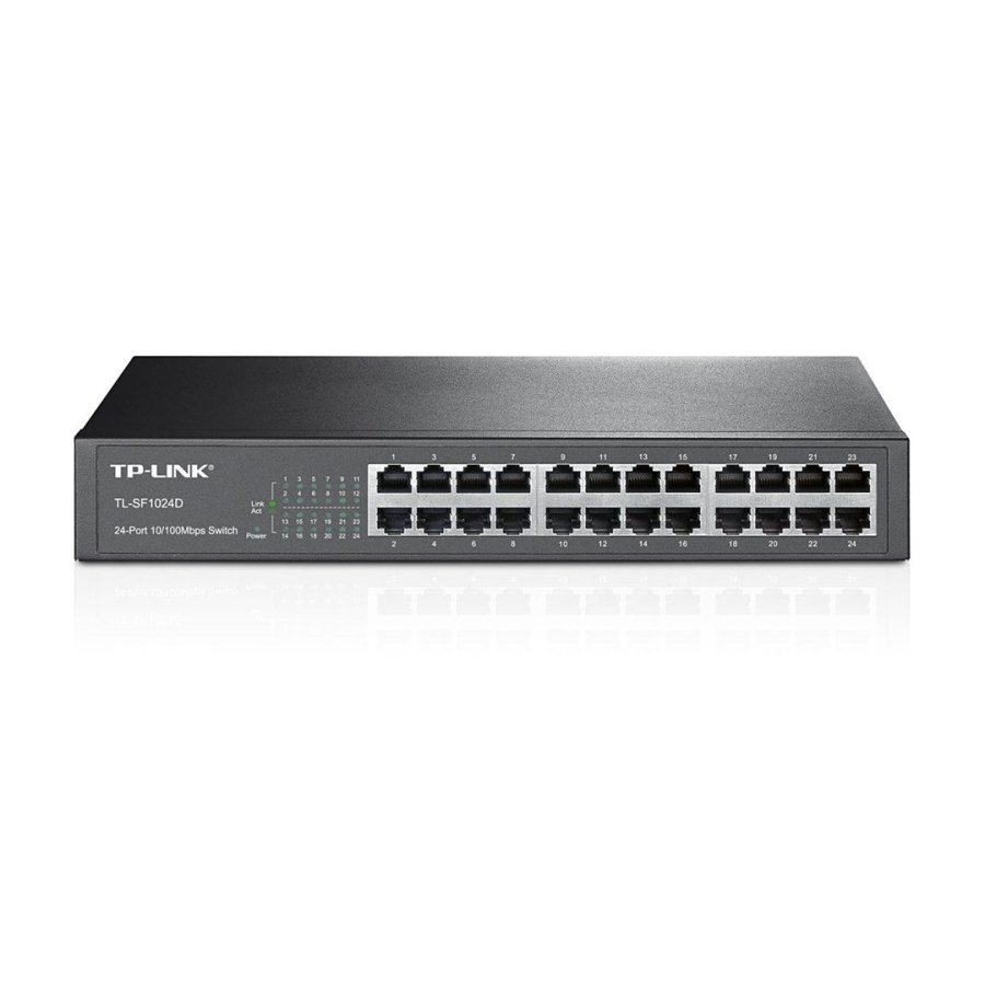 TP-Link TL-SF1024D netv�rksswitch Ikke administreret Fast Ethernet (10/100) Gr� #2