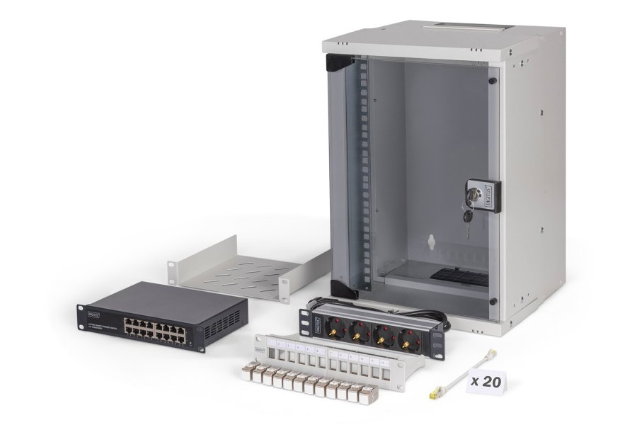 Digitus DN-49102-SET stativ 9U V�gmonteret stativ Gr� #2
