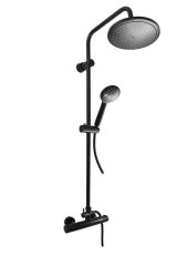 THERMOSTATIC SHOWER MIXER SET BLACK MATT #1