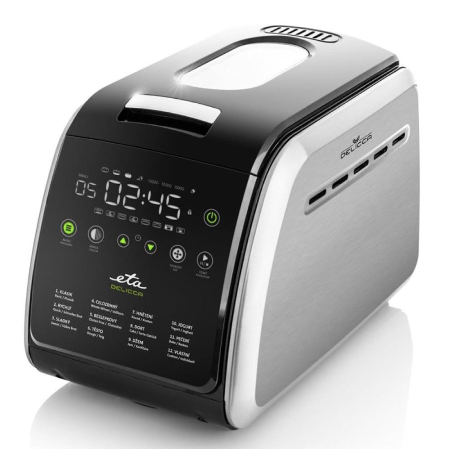 Eta Delicca II bagemaskine 850 W Sort, Rustfrit st�l #2
