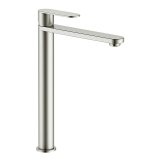 BASIN MIXER RIO STANDING HIGH BRU NICKEL #1