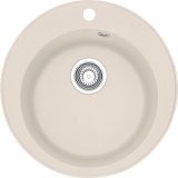 SINK SINGLE 1� 3 1/2NL NWK TH OATMEAL #1