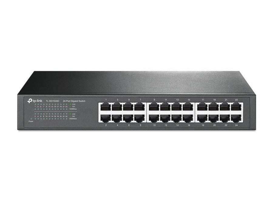 TP-Link TL-SG1024D netv�rksswitch Ikke administreret Gigabit Ethernet (10/100/1000) Gr� #2