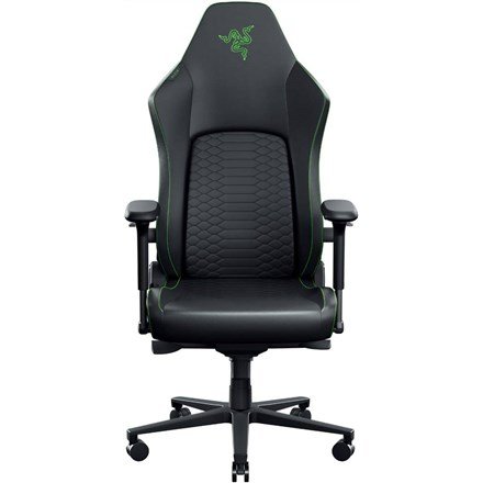 Razer Iskur V2 NewGen Gaming-Stuhl, ergonomisches Design, HyperFlex-Lordosenst�tze, 4D-Armlehnen - schwarz/gr�n #1