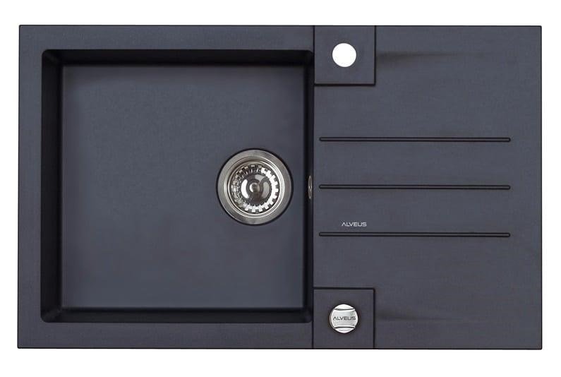 SINK WITH A SIPHON (ROCK 130 91 BLACK #1