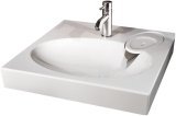 WASHBASIN CLARO+SIPHON+HANGERS 60X60CM #1