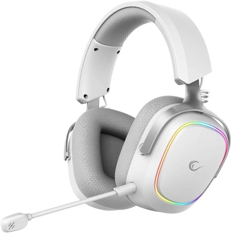 Suchawki Rampage RETSU Suchawki bezprzewodowe nauszne BT 2.4G RGB biae #1