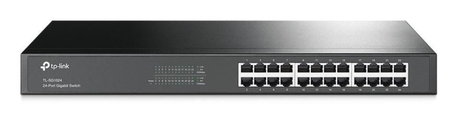 TP-Link TL-SG1024 netv�rksswitch Ikke administreret L2 Gigabit Ethernet (10/100/1000) Sort #2