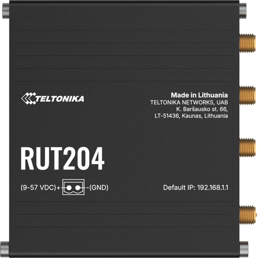 Teltonika RUT204 router przemysowy 4G / LTE (RUT2040AAAA0) RS232/CAN #1