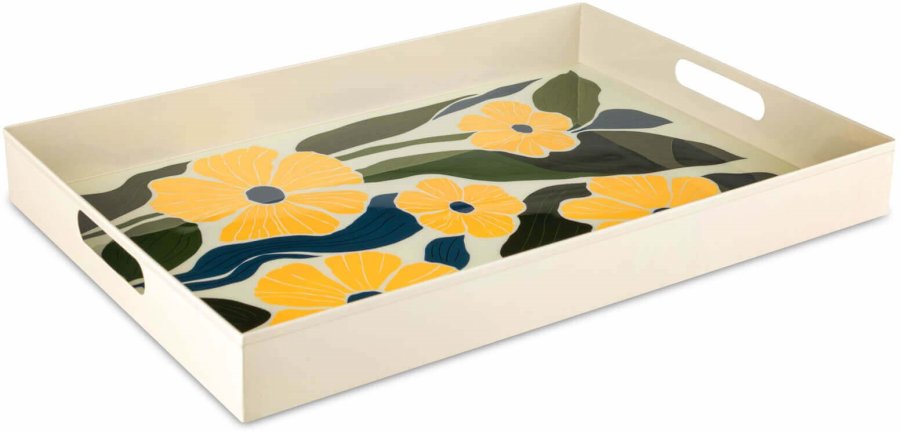RITUALI DOMESTICI FLORIGRAFIA Taca kremowa L #1