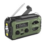Radio solarne, przenone radio awaryjne SOS, powerbank 10000mAh, latarka, dynamo, Kruger&Matz #1