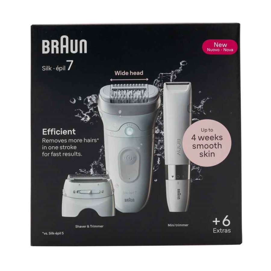 Braun Silk-�pil 7 7-441 40 pincetter S�lv, Hvid #2
