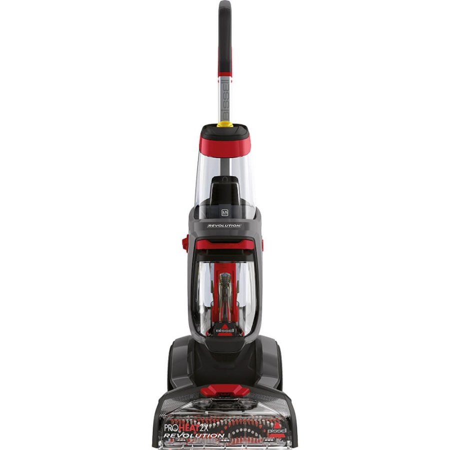 Bissell Revolution 2x ProHeat reng�ringsmaskine til t�ppe G� bagved Dyb R�d, Titanium #2