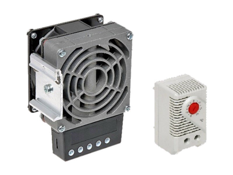 Dmuchawa grzewcza 100W z termostatem do szaf zewntrznych ALANTEC #1