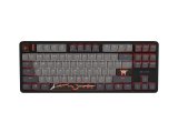 KLAWIATURA DLA GRACZY FURY KANABO K6 US PODWIETLENIE RGB MAGNETYCZNA CZARNO-SZARA #1