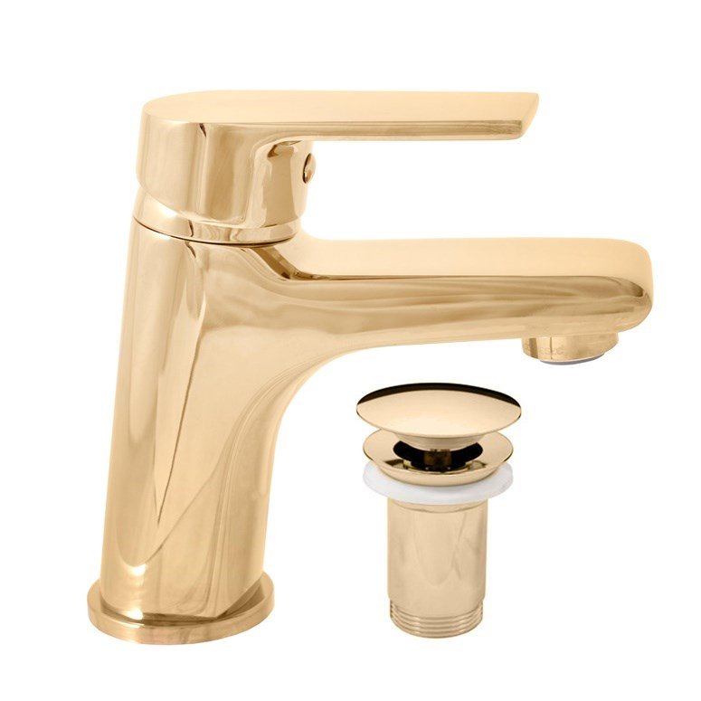 BASIN MIXW/POP-UP WASTE GOLD DCO127.5KZ #1