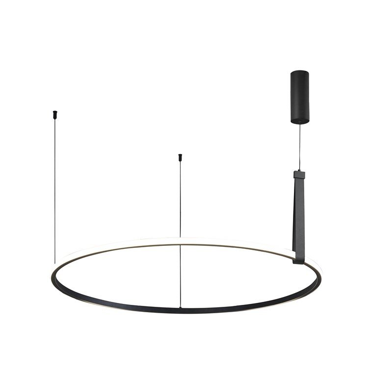 LUMINAIRE PENDANT 42W LED D90CM BLACK #1
