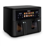 Tristar FR-9075 frituregryde Dobbelt 9 L Enkeltst�ende 2500 W Varmluftsteger Sort #2