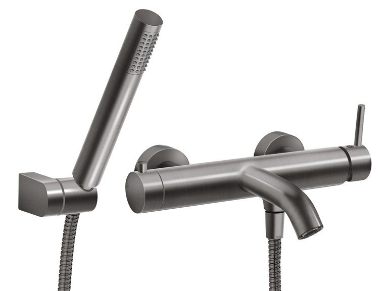 BATH MIXER WITH SHOWER SET GUN METAL #1