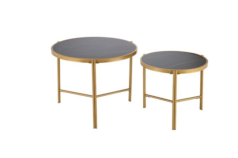 TABLE COFFEE FATIMA D63-48CM BLACK #1