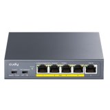 SWITCH POE / EXTENDER POE40 4-PORTOWY + 1X UPLINK CUDY #1