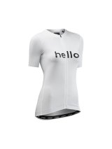 Koszulka rowerowa NORTHWAVE Blade Hello Goodbye Woman Jersey S/s biała - S #1