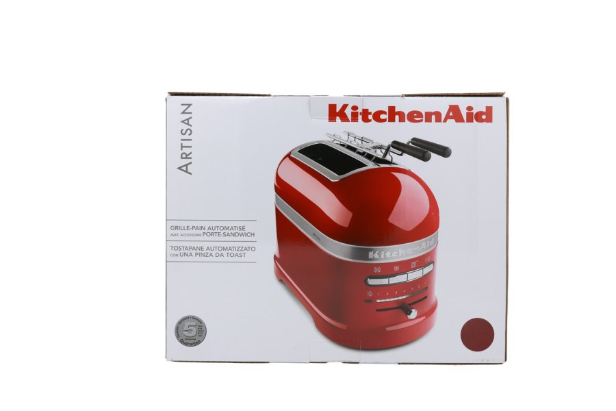 KitchenAid 5KMT2204EER 7 2 skive(r) 1250 W R�d, Rustfrit st�l #2