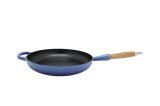 Le Creuset 20258282200422 Signature gusseiserne Bratpfanne mit Holzgriff, #1